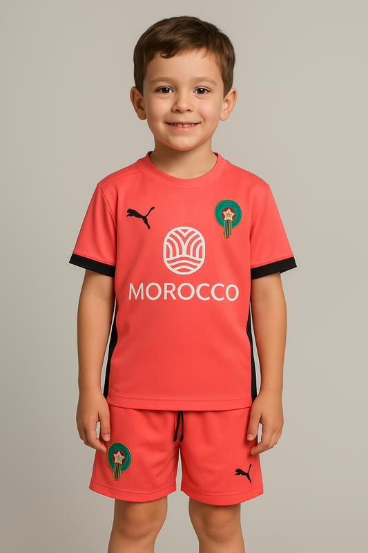 Marokko Kinder Voetbaltenue – Thuiseditie 2025 van Puma