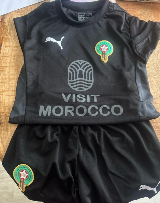 Marokko Kinder Voetbaltenue – Uitversie 2025 “Visit Morocco”