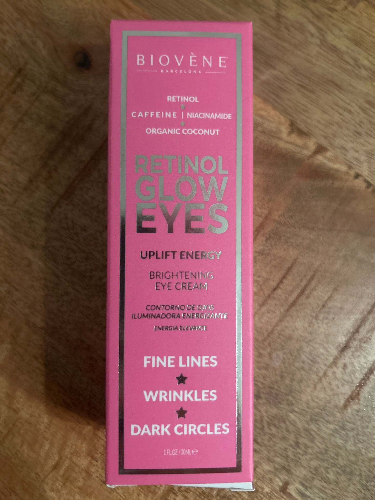 Biovène Retinol Glow Eyes – Verjongende & Verstevigende Oogcrème met Retinol