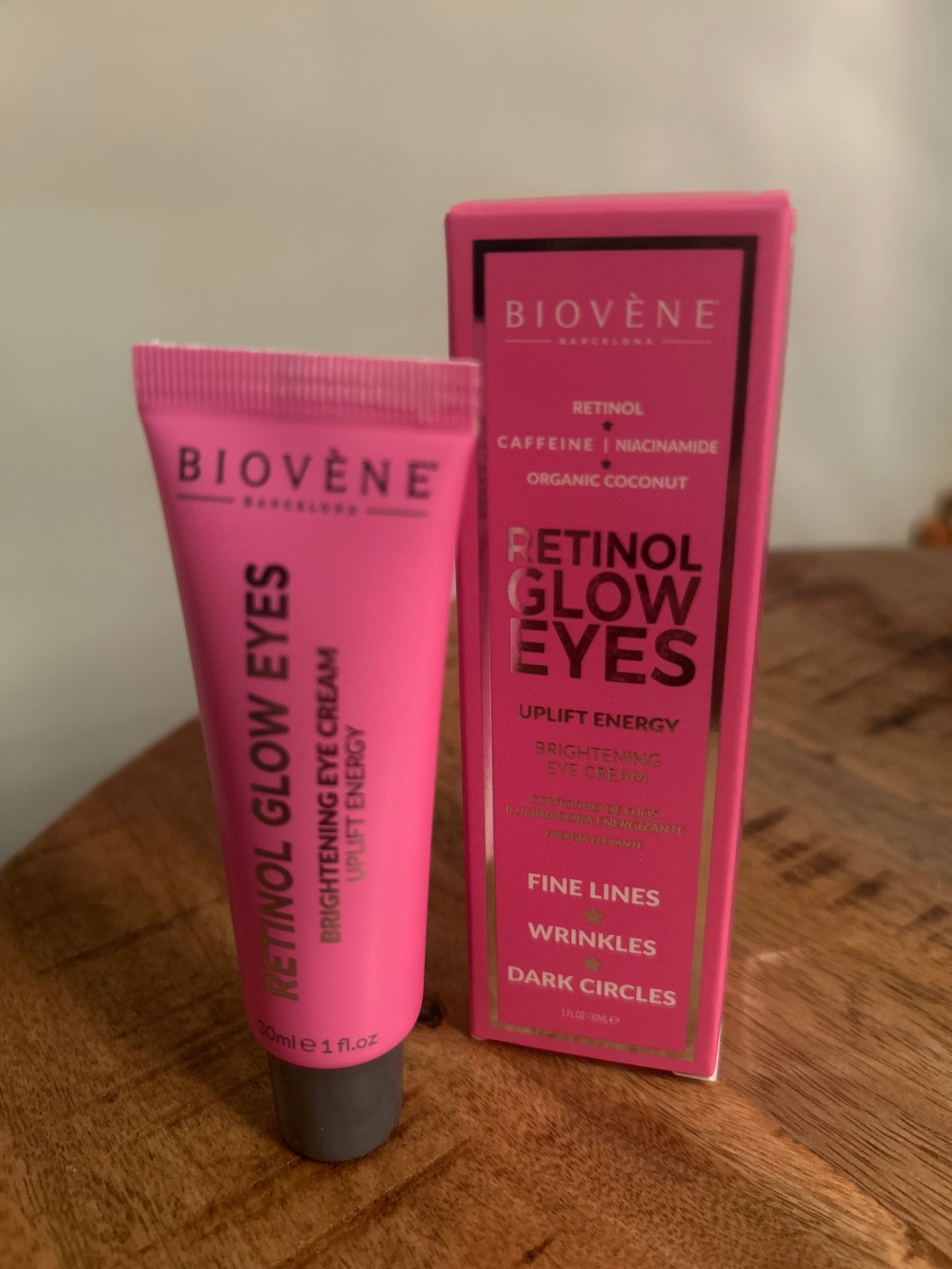 Biovène Retinol Glow Eyes – Verjongende & Verstevigende Oogcrème met Retinol